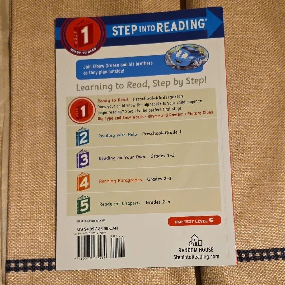 Step Into Reading: Elbow Grease Book